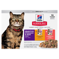 Hill's Science Diet Estomac & Peau Sensible Chat Emballage Varié