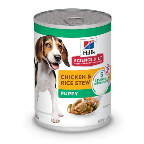 Hill's Science Diet Chiot Ragoût avec Poulet & Riz