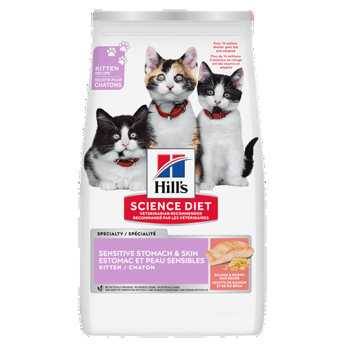 Hill's Science Diet Estomac & Peau Sensible Chaton Saumon & Riz