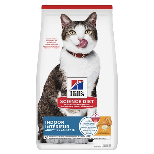 Hill's Science Diet Sénior 11+ Chat d'Intérieur Poulet
