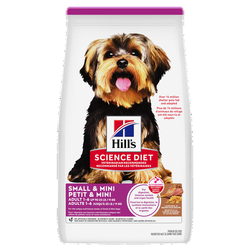 Hill's Science Diet Chien Adulte Petite & Miniature Agneau & Riz