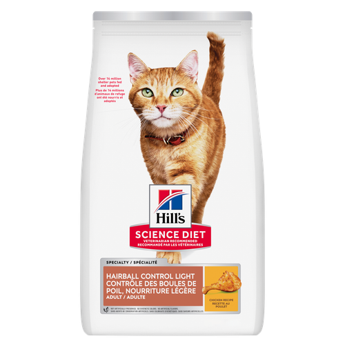 Hill's Science Diet Contrôle des Boules de Poils Légère Chat Poulet