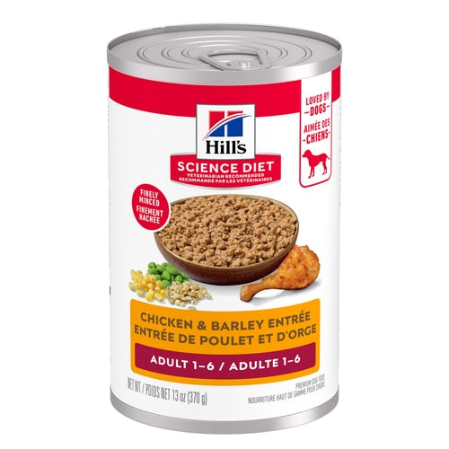 Hill's Science Diet Chien Adulte Entrée de Poulet & Orge