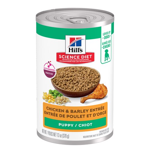 Hill's Science Diet Chiot Entrée de Poulet & Orge