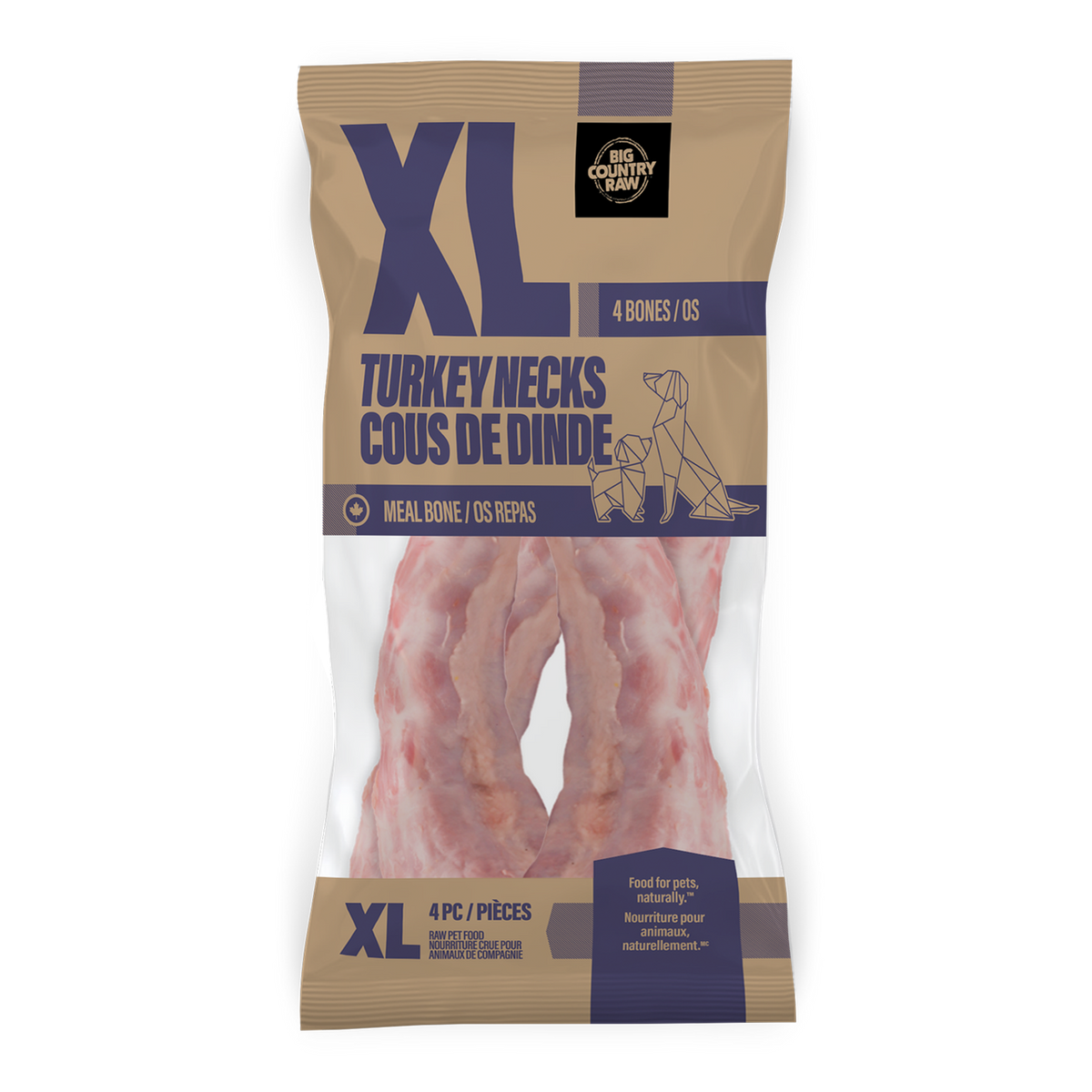 Big Country Raw – Cou de dinde XL pour chien