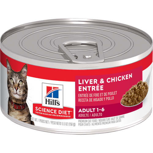 Hill's Science Diet Adulte Chat Entrée de Foei & Poulet