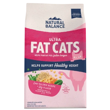 Natural Balance pour Chats Formule « Fat Cats » de Poulet & Saumon Réduit en Calories