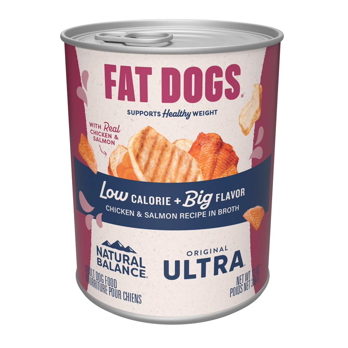 Natural Balance Targeted Nutrition pour Chiens Formule « Fat Dogs » de Poulet & Saumon