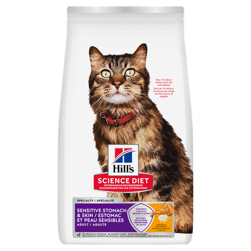 Hill's Science Diet Estomac & Peau Sensible Chat Poulet & Riz