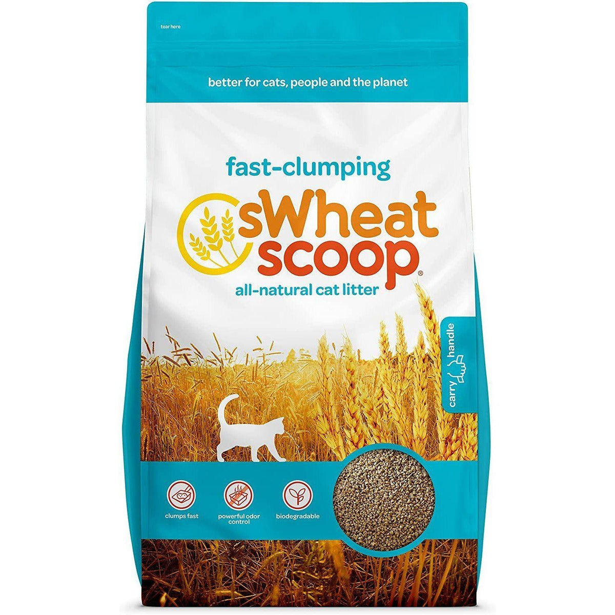 sWheat Scoop Litière à Base de Blé pour Chats Agglomération Rapide