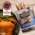 Zoë Gâteries Better Than Rawhide Pour Chien, Torsades Grandes, Arôme de Poulet avec Romarin et Thym
