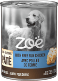 Zoë Pâté pour Chiens, Poulet de Ferme