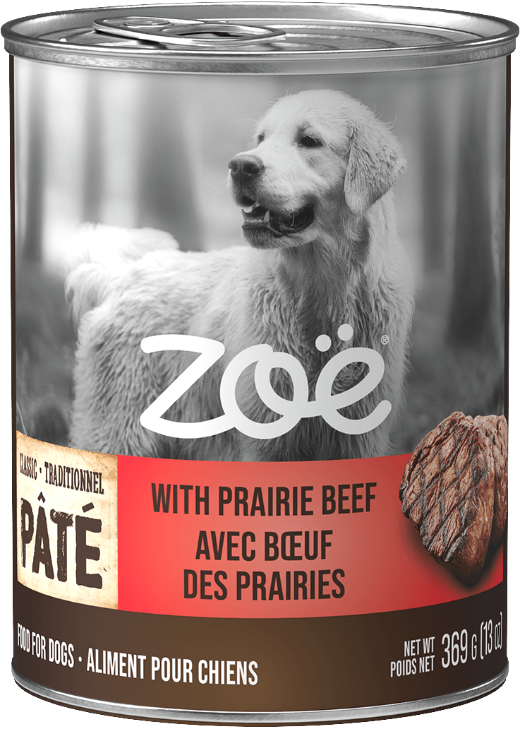 Zoë Pâté pour Chiens, Bœuf des Prairies