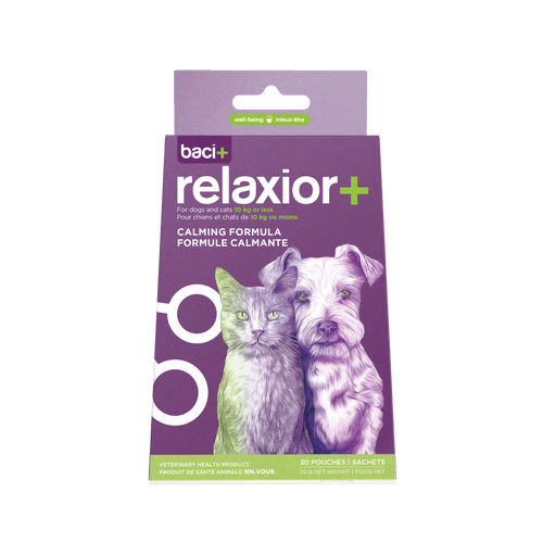 Baci+ – Relaxior+ formule calmante pour chien et chat
