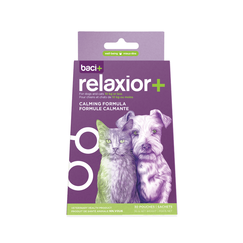 Baci+ – Relaxior+ formule calmante pour chien et chat