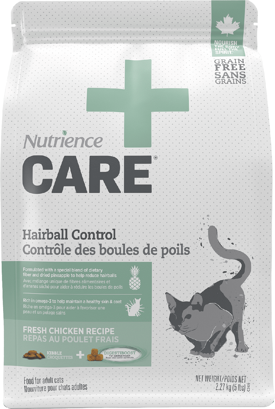 Nutrience Care Pour Chat, Contrôle des Boules de Poils