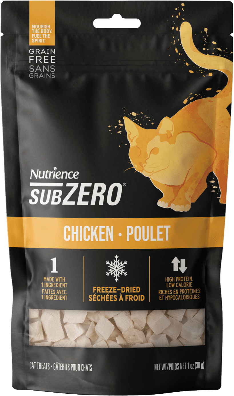 Nutrience Gâteries Séchées à Froid SubZero Pour Chat, Poulet