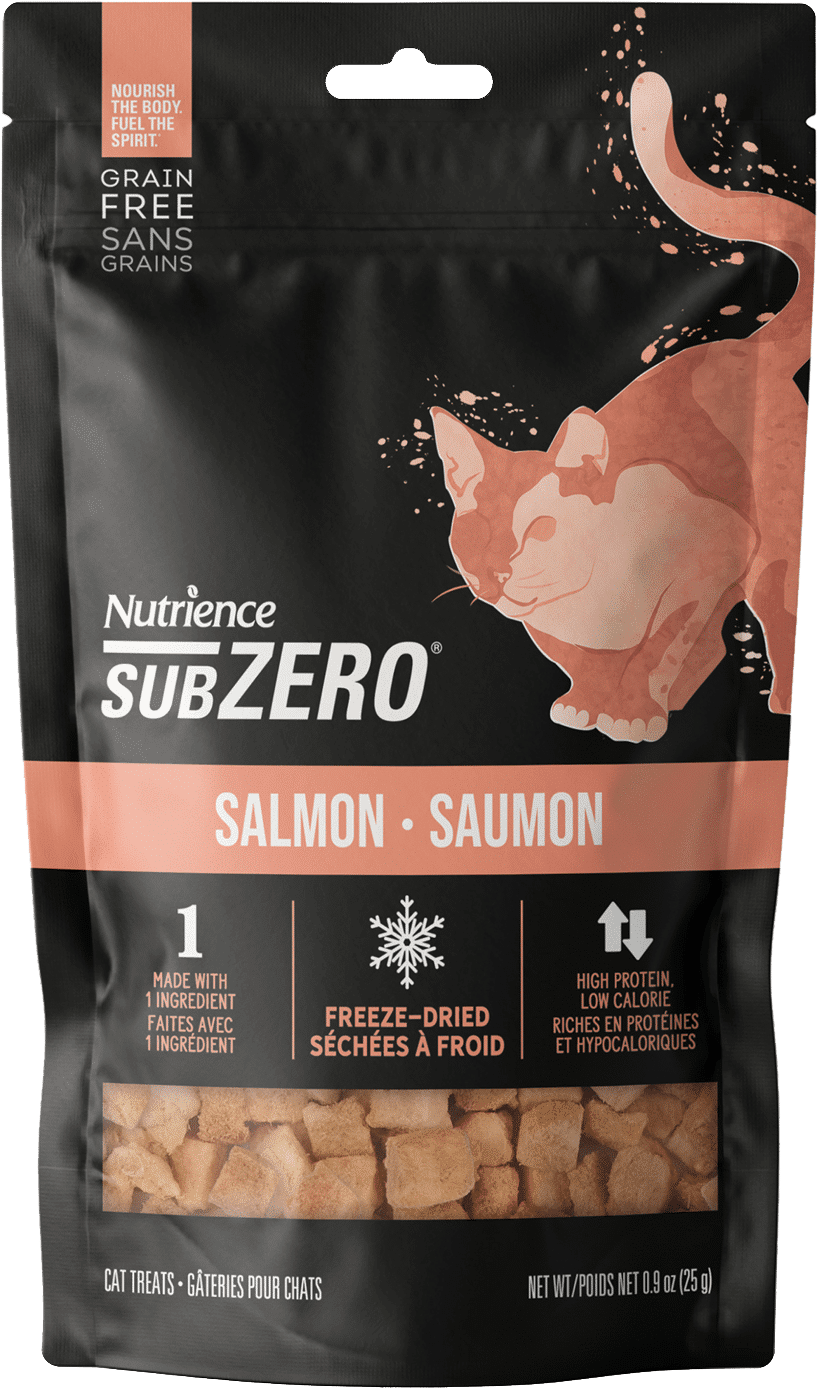 Nutrience Gâteries Séchées à Froid SubZero Pour Chat, Saumon