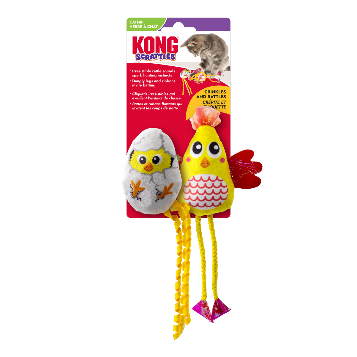 KONG pour Chats Scrattles Poulet