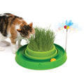Circuit 3 en 1 avec balle et jardinière d’herbe Catit Play, vert pour chat