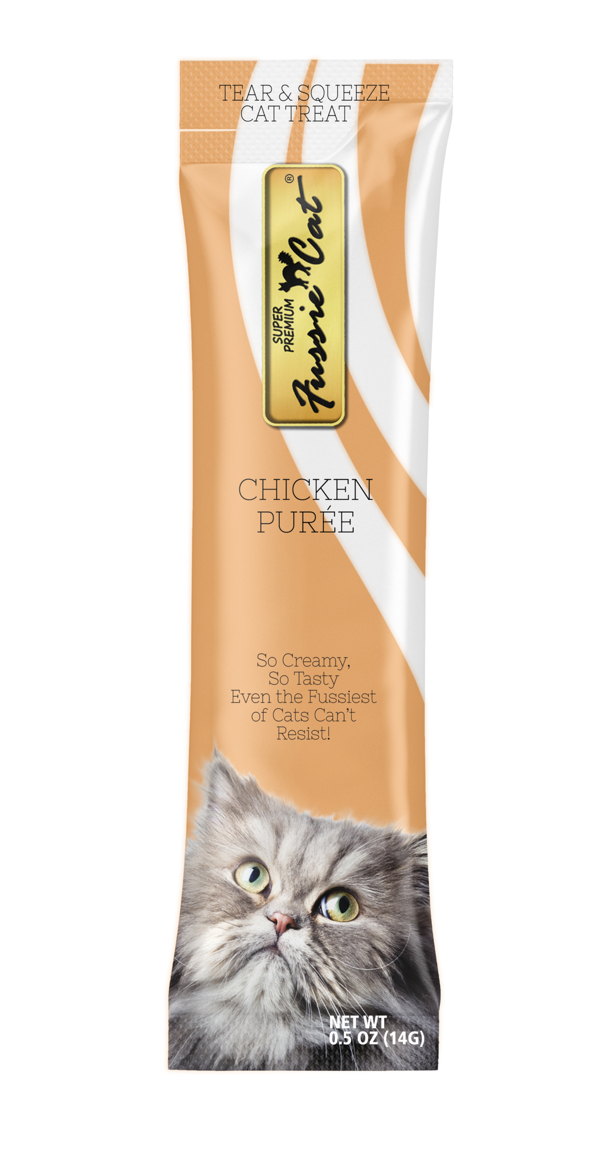 Fussie Cat Poulet Purée 4 Tubes pour chat