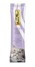 Fussie Cat Poulet avec Canard Purée 4 Tubes pour chat