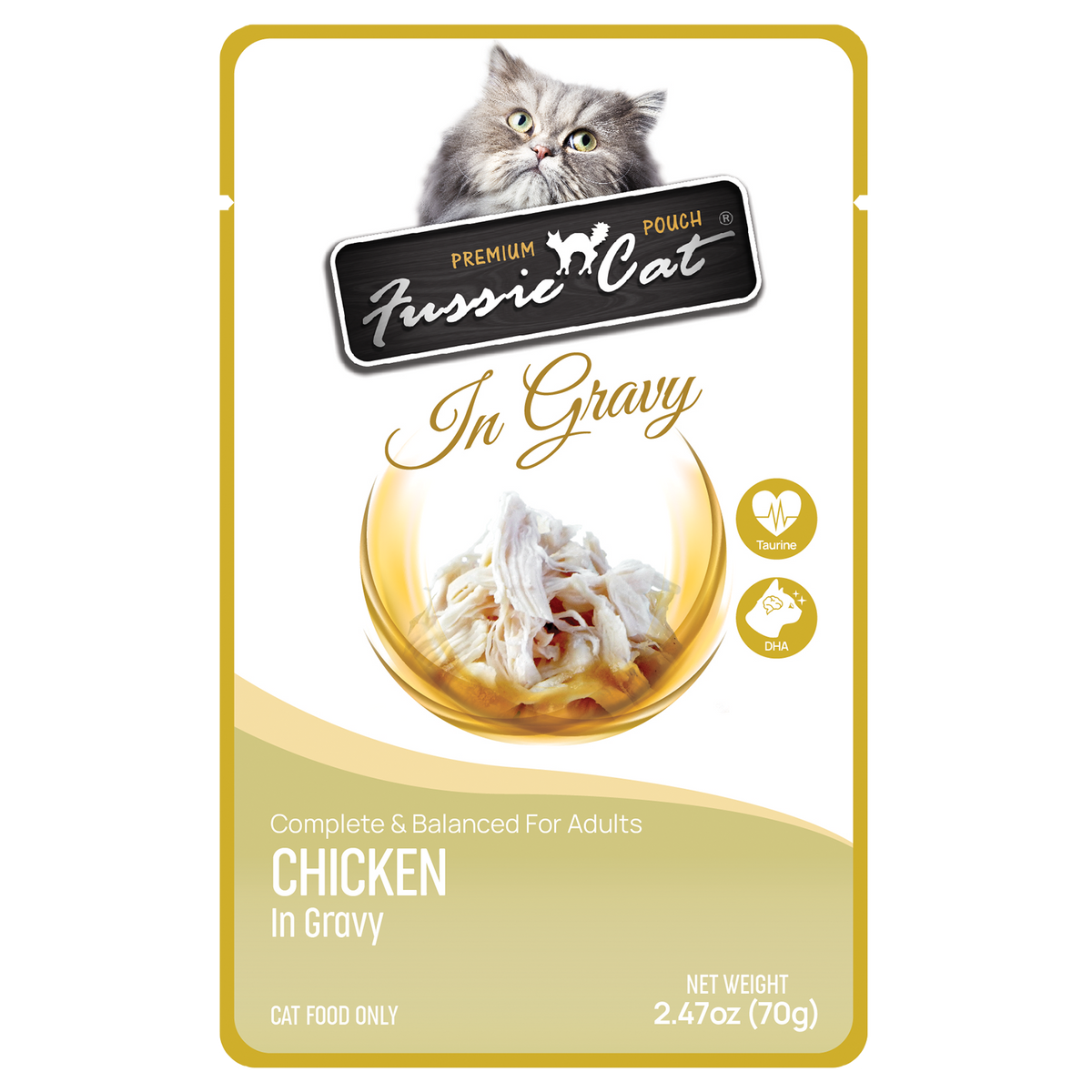 Fussie Cat Premium Poulet en Sauce Sachets pour chat