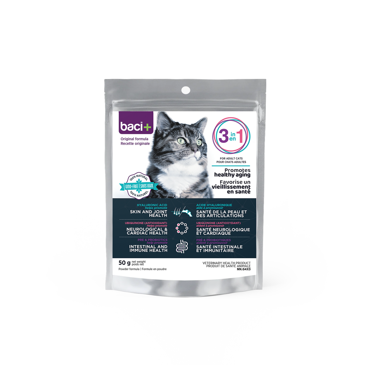 Baci+ – 3 en 1 pour chat
