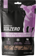 Nutrience Gâteries Séchées à Froid SubZero Pour Chien, Foies de Bœuf, de Porc et d'Agneau