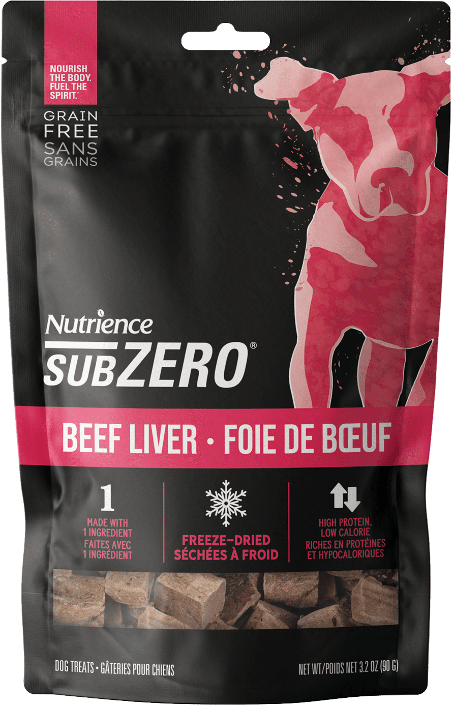 Nutrience Gâteries Séchées à Froid SubZero Pour Chien, Foie de Bœuf
