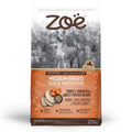 Zoë Nourriture pour Chiens de Race Moyenne, Dinde, Pois Chiches et Patate Douce