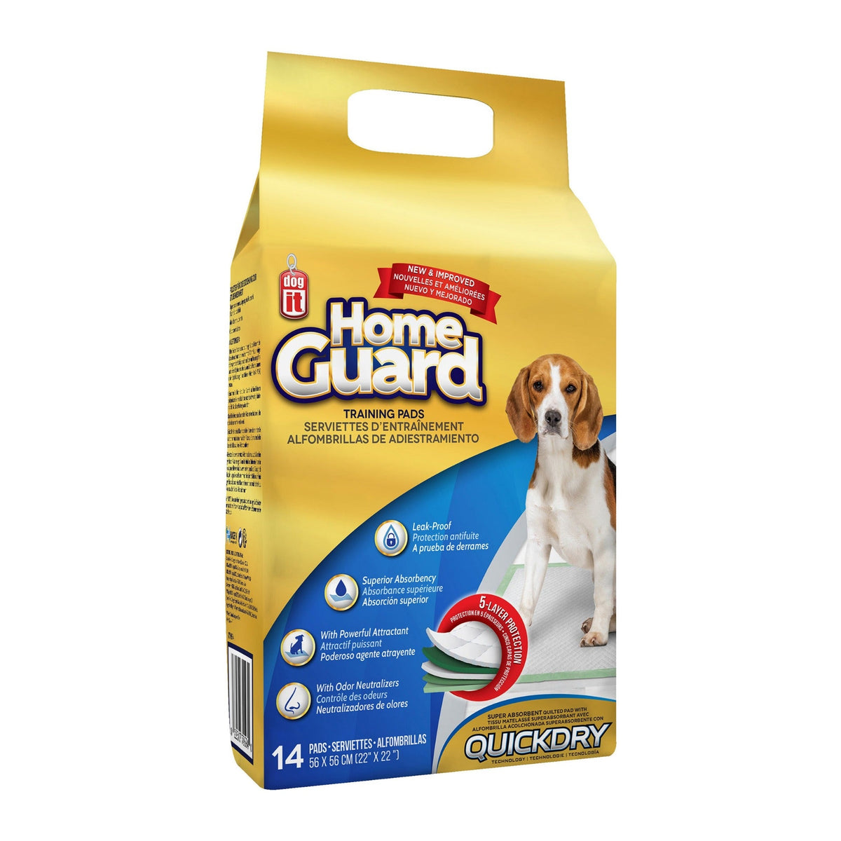 Serviettes d’entraînement Home Guard Dogit pour chien