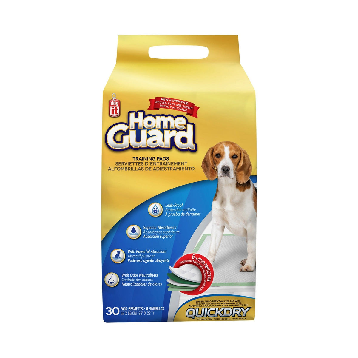Serviettes d’entraînement Home Guard Dogit pour chien