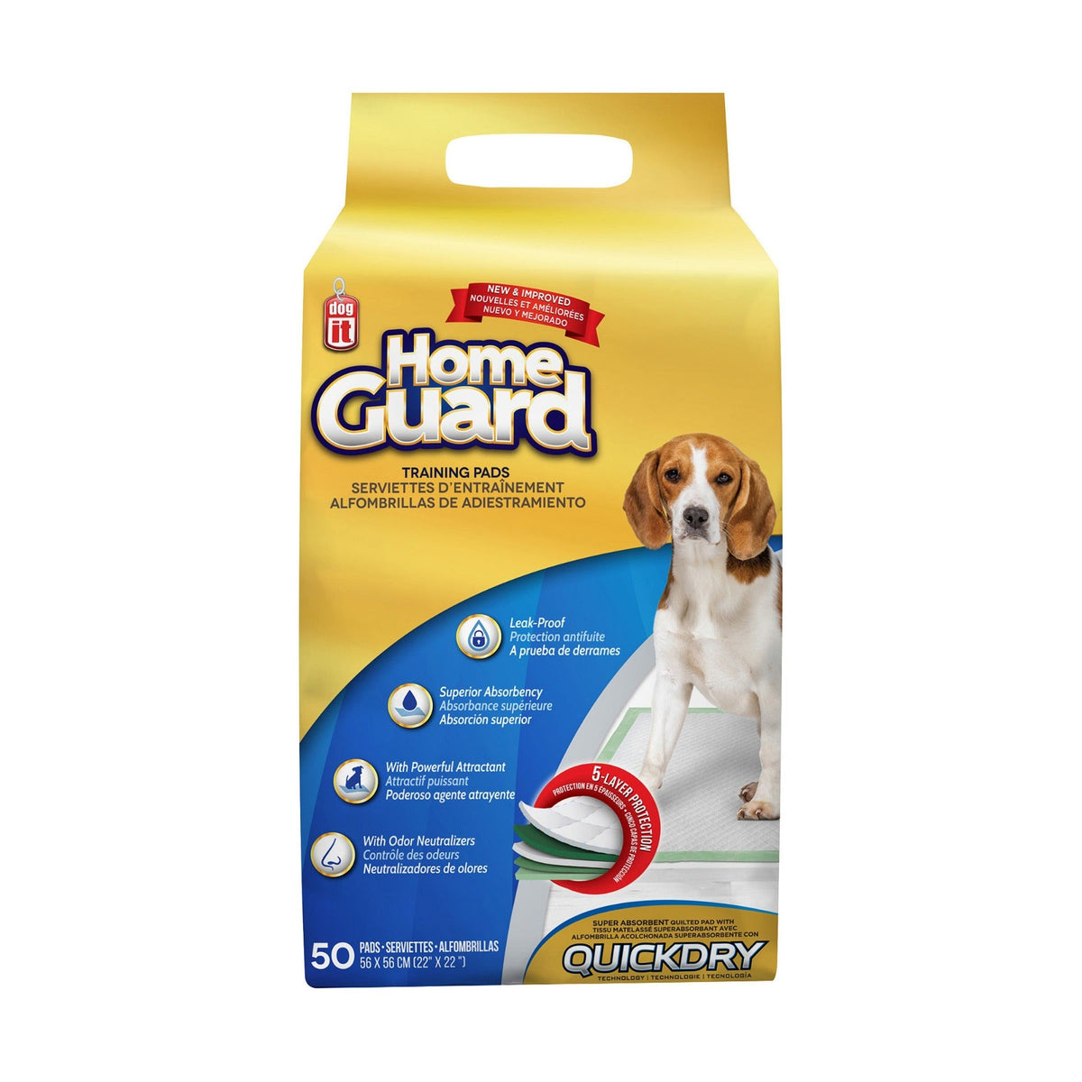 Serviettes d’entraînement Home Guard Dogit pour chien