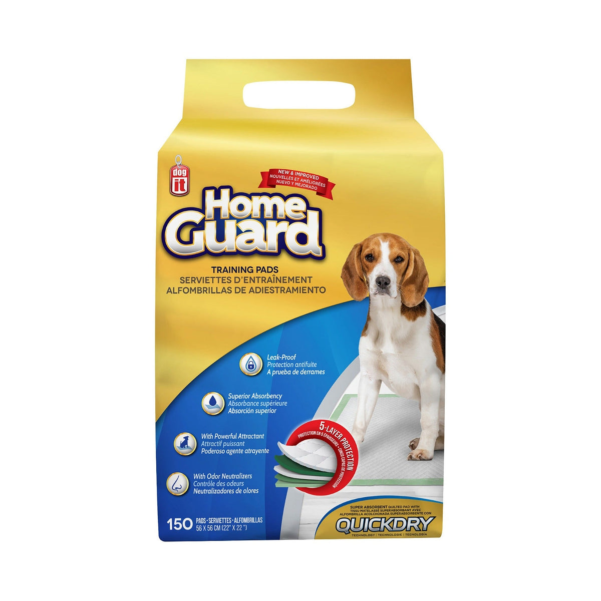 Serviettes d’entraînement Home Guard Dogit pour chien