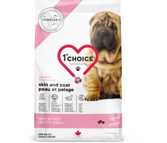 1st Choice Nourriture Pour Chiot, Toutes Races, Peau Et Pelage - Agneau