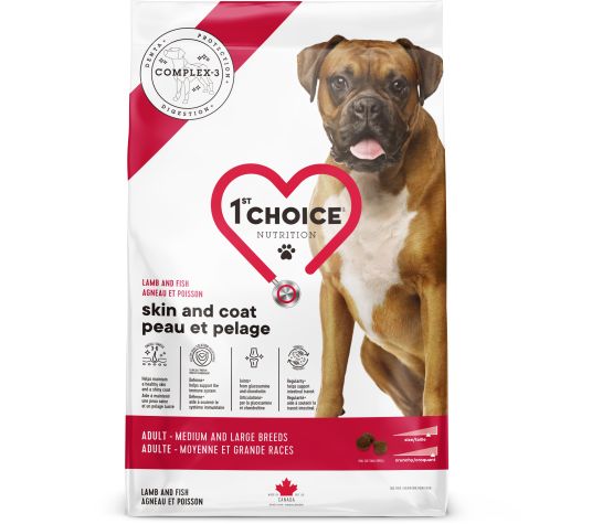 1st Choice Nourriture Pour Chien, Moyenne Et Grande Races, Peau Et Pelage - Agneau
