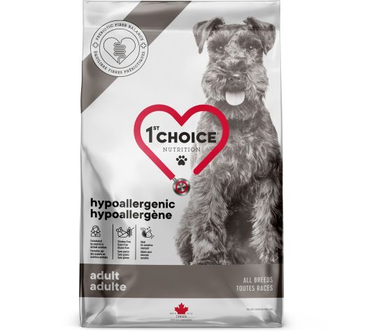 1st Choice Nourriture Pour Chien, Toutes Races, Hypoallergène - Canard Sans Grains