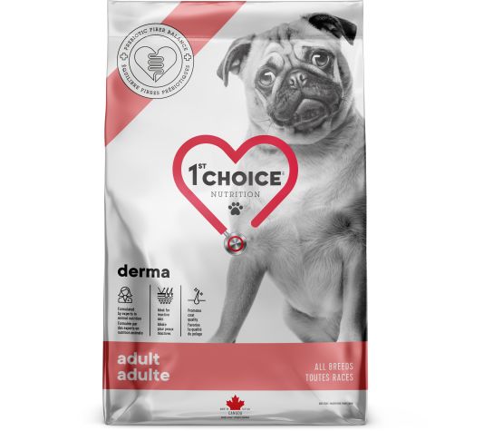 1st Choice Nourriture Pour Chien, Toutes Races, Derma - Saumon