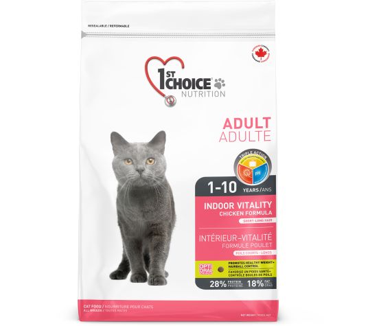 1st Choice Nourriture Pour Chat, Intérieur Vitalité - Poulet