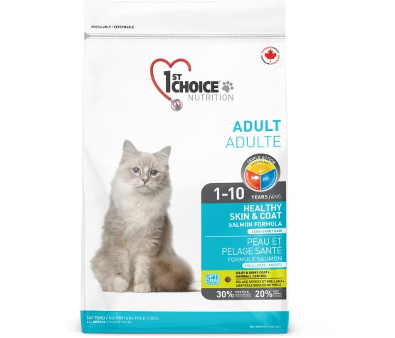 1st Choice Nourriture Pour Chat, Peau Et Pelage Santé - Saumon