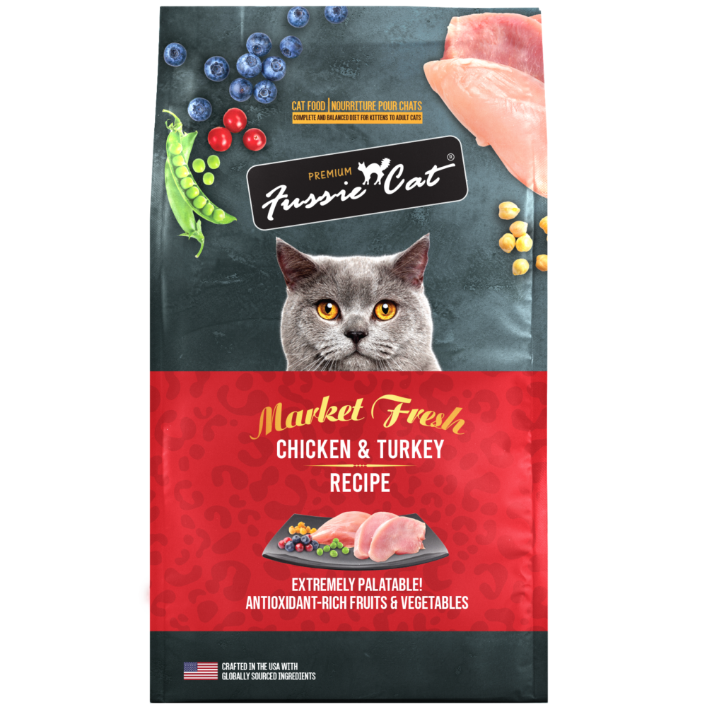 Fussie Cat Formule Poulet & Dinde Sans Pommes de Terre & Céréales pour Chats