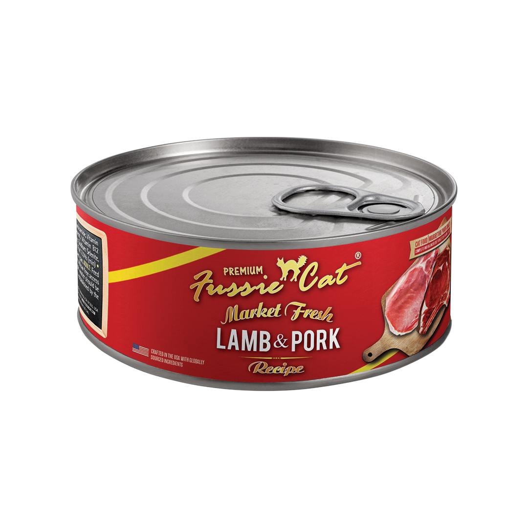 Fussie Cat Conserves pour Chats Agneau & Porc