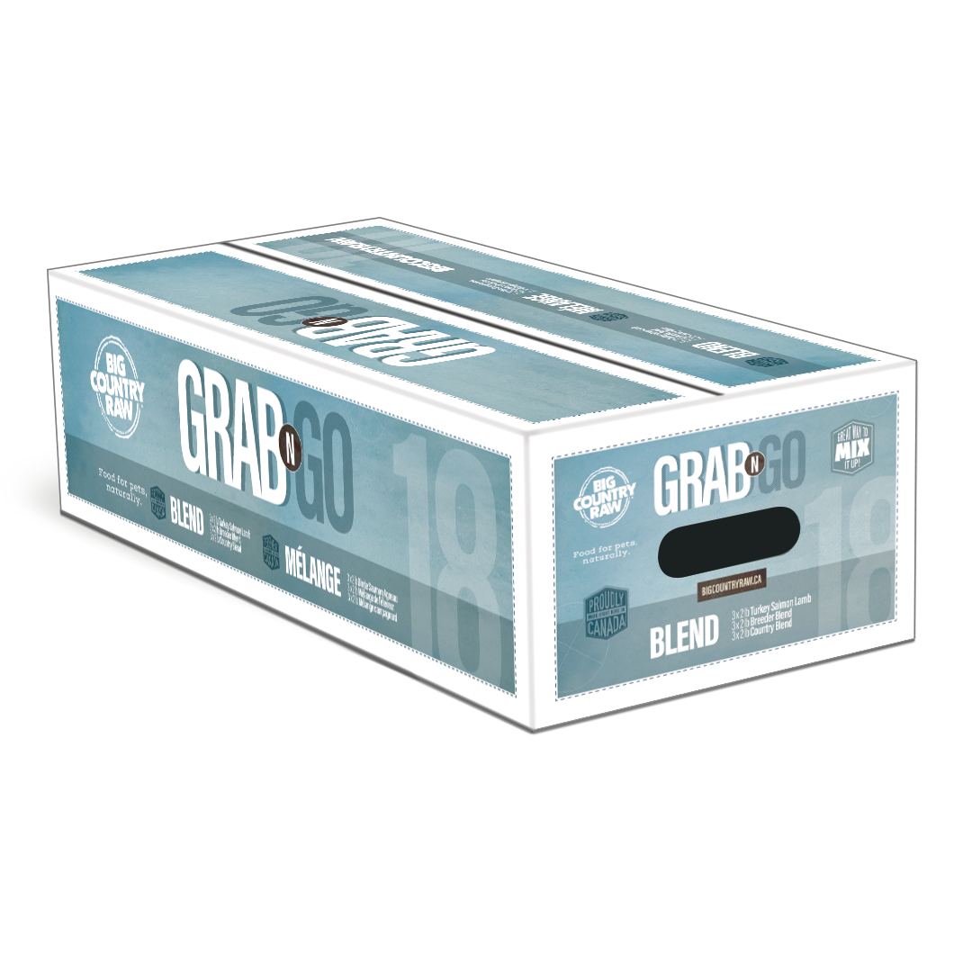 Big Country Raw – Grab N Go Forfait Mélange pour chien et chat