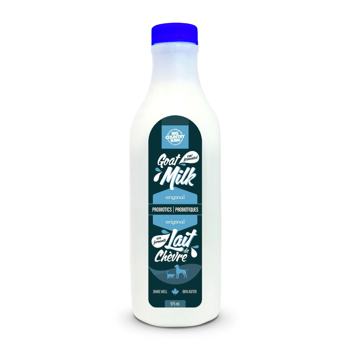 Big Country Raw – Lait de chèvre cru pour chien et chat