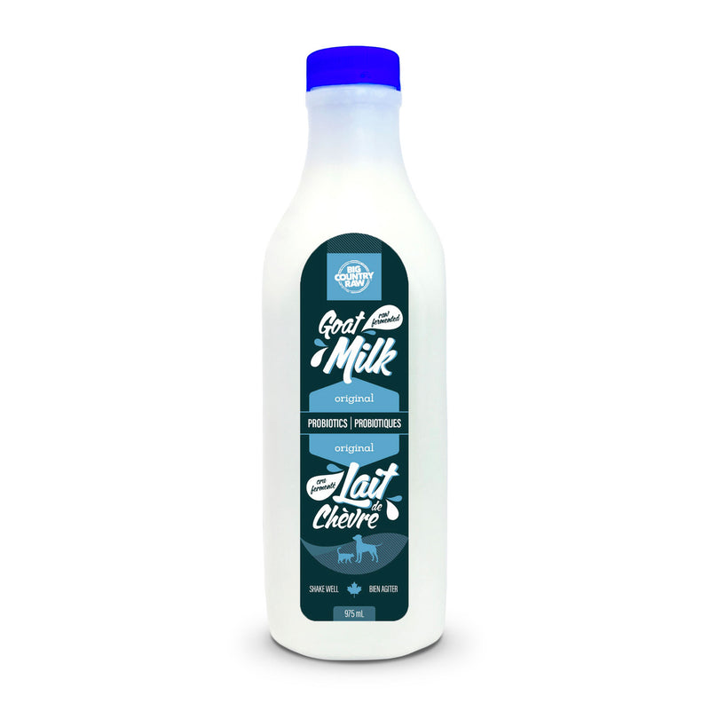 Big Country Raw – Lait de chèvre cru pour chien et chat