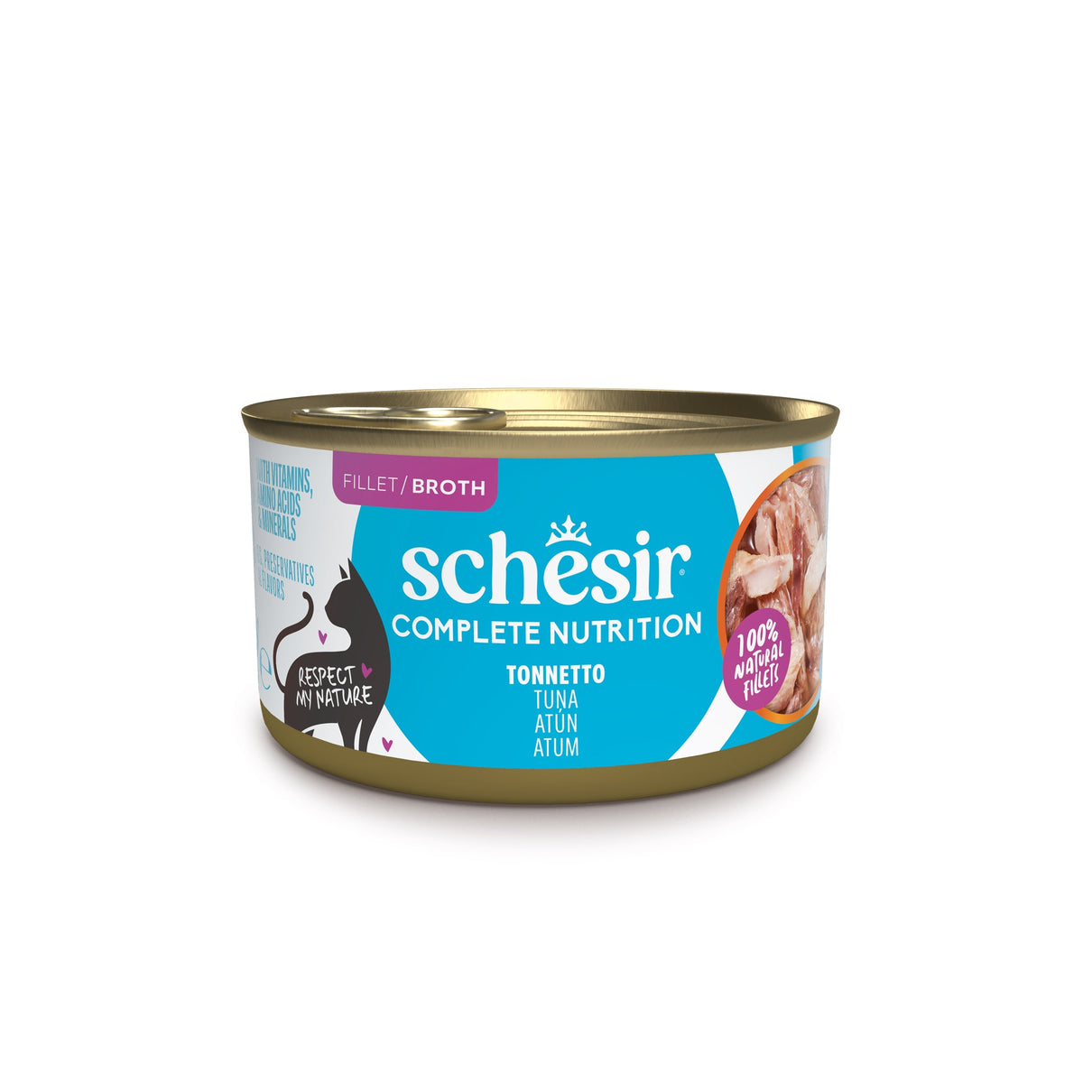 Schesir chat thon au naturel