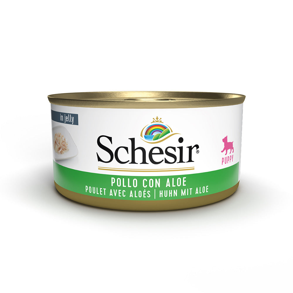 Schesir chien poulet & aloes can