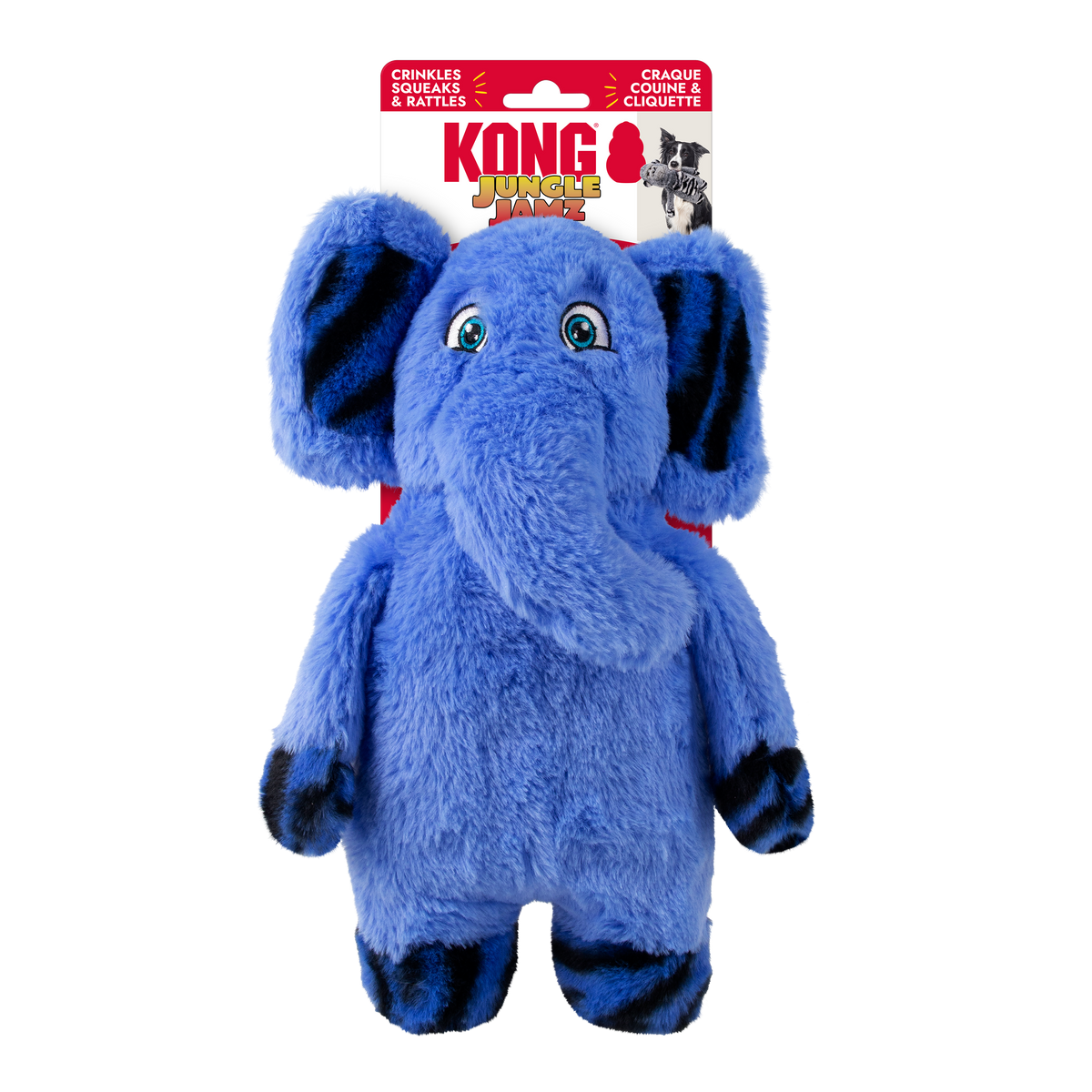 KONG Jungle Jamz Éléphant pour chien