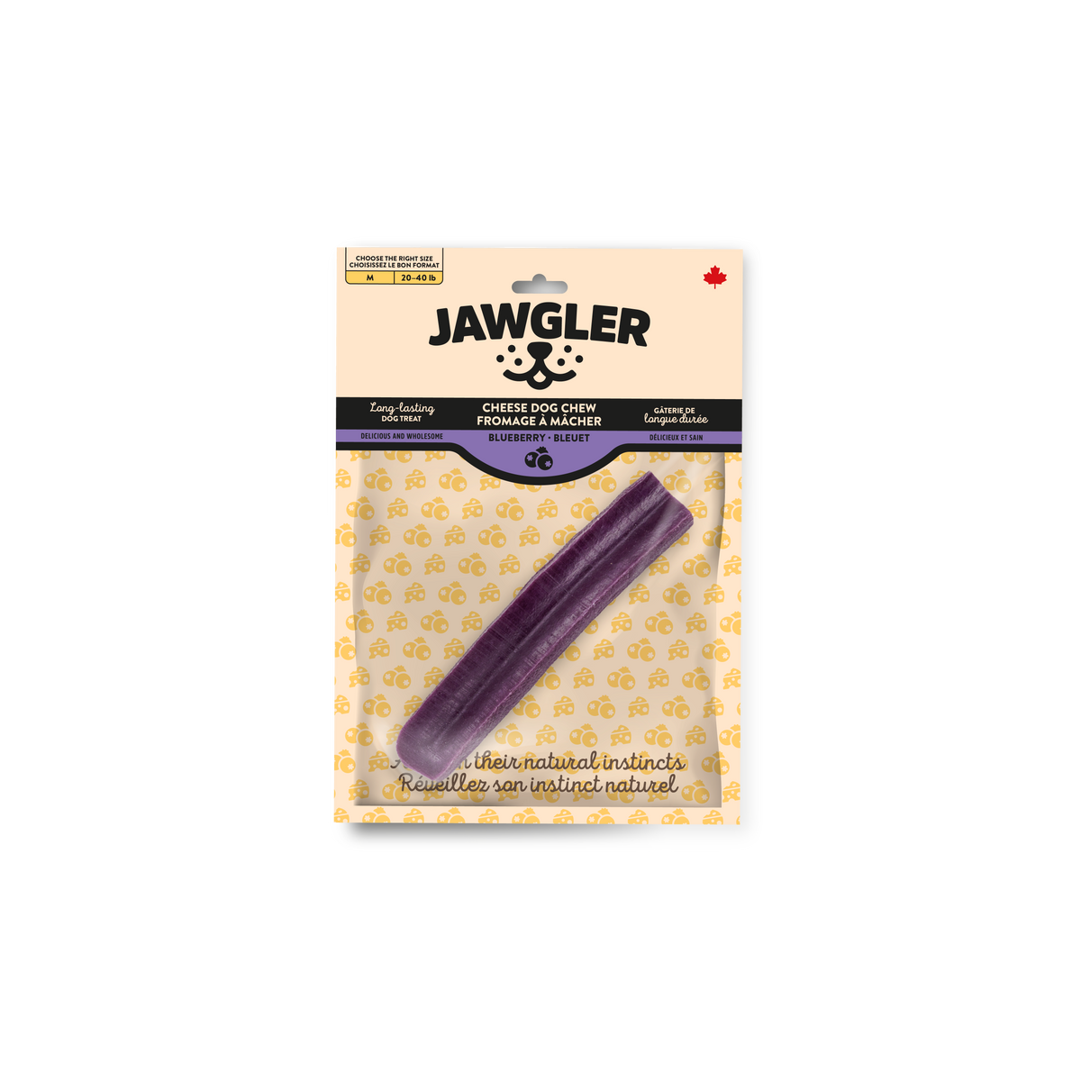Jawgler Gâterie De Fromage à Mâcher - Bleuet